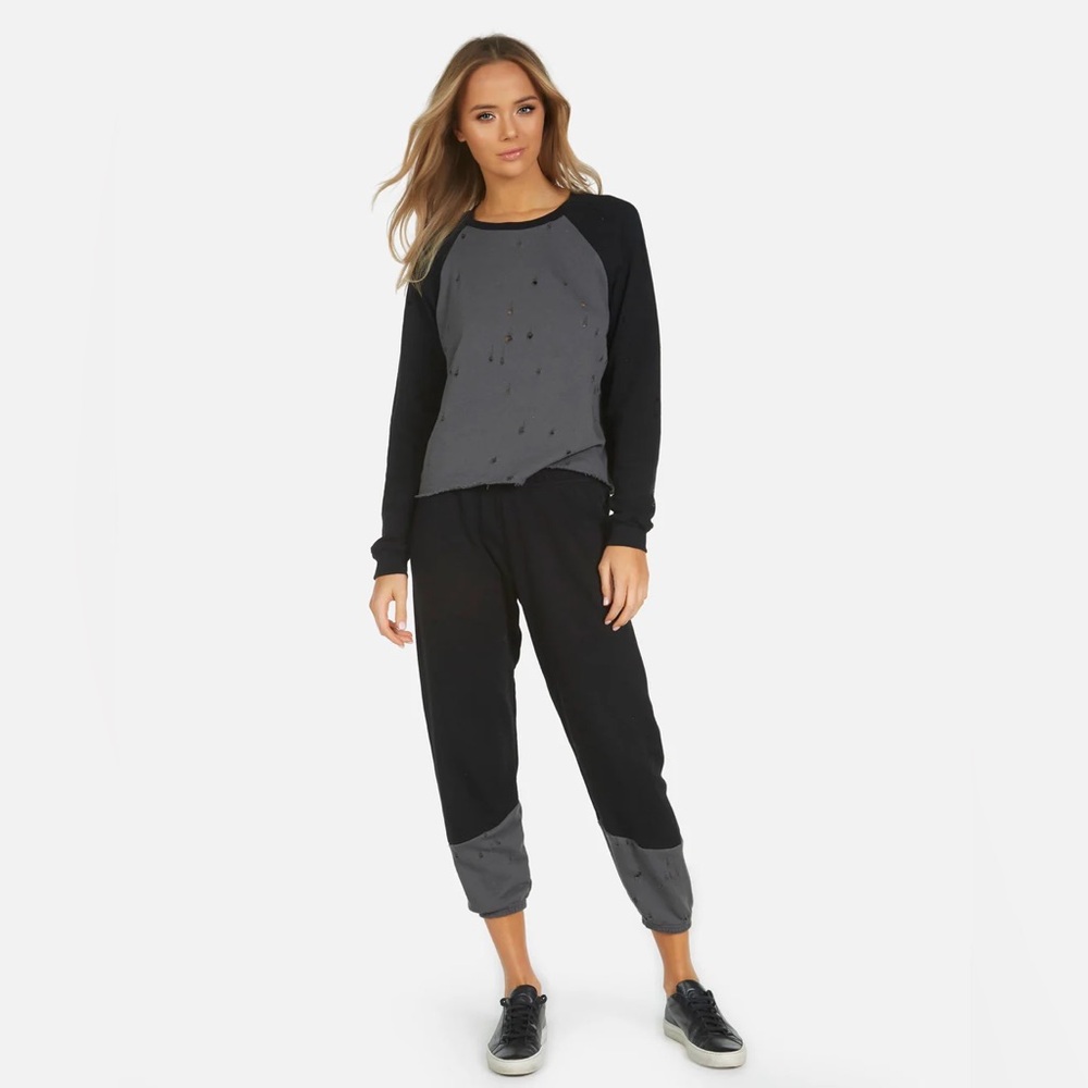Michael Lauren Black Cozy Sweatpants